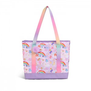 Hello Kitty Hello Kitty and Friends x Care Bears Igloo Dual Tote Bag Cooler Fioletowe | PL_HK20425