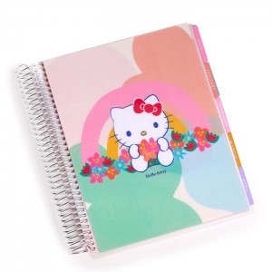 Hello Kitty Hello Kitty and Friends x Erin Condren Rainbow Relaxation 2025 LifePlanner Kolorowe | PL_HK88628