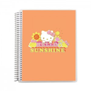 Hello Kitty Hello Kitty x Erin Condren Spiral Notebook (Hello Sunshine) Pomarańczowe | PL_HK91454