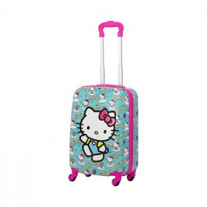 Hello Kitty Hello Kitty x FUL 21" Rainbows Kids Carry-on Luggage Zielone | PL_HK66488