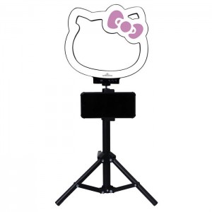 Hello Kitty Hello Kitty x Impressions Vanity 10" Desktop Ring Light Tripod Białe | PL_HK54983