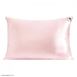 Hello Kitty Hello Kitty x Kitsch Face Pillowcase (Solid Pink) Różowe | PL_HK57408