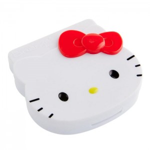 Hello Kitty Hello Kitty x The Crème Shop Mattifying Blotting Paper + Mirrored Case Białe | PL_HK23722