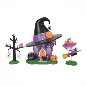 Hello Kitty Hello Kitty's Halloween Witch Tower Figurine Set Fioletowe | PL_HK18426