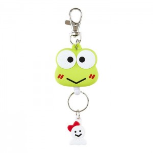 Hello Kitty Keroppi Bestie Face Badge Reel Zielone | PL_HK20309