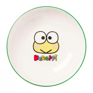 Hello Kitty Keroppi Ceramic Dinner Bowl (Snacktime) Białe | PL_HK50866