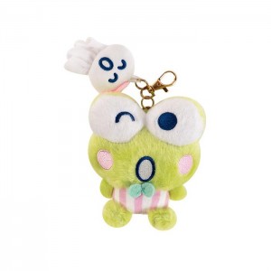 Hello Kitty Keroppi Plush Mascot Keychain (Teru Teru and Me Series) Zielone | PL_HK67109