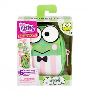 Hello Kitty Keroppi Real Littles Micro Backpack Zielone | PL_HK55296