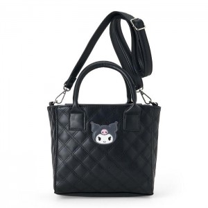 Hello Kitty Kuromi 2-Way Mini Quilted Czarne | PL_HK59503