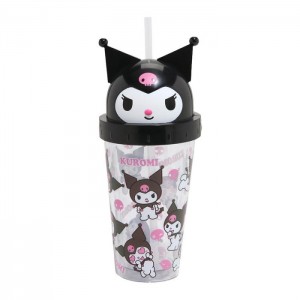 Hello Kitty Kuromi 3D Acrylic Travel Tumbler Czarne | PL_HK62142