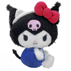 Hello Kitty Kuromi 6" Mascot Plush (Hello, Everyone! Series) Niebieskie Czarne | PL_HK74489