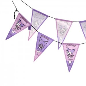 Hello Kitty Kuromi Decorative Flag Set (Camping Series) Fioletowe | PL_HK27551