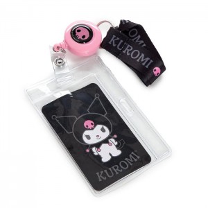 Hello Kitty Kuromi ID Badge Holder (Kuromify Print Series) Czarne | PL_HK32515