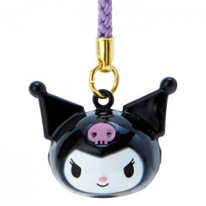 Hello Kitty Kuromi Mini Mascot Bell Charm Czarne | PL_HK46893