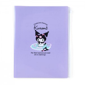 Hello Kitty Kuromi Multi-Pocket File Folder Fioletowe | PL_HK64272