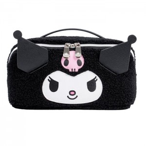 Hello Kitty Kuromi x Impressions Vanity Unfold Travel Bag Czarne | PL_HK13329