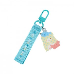 Hello Kitty Marumofubiyori Logo Keychain (Sanrio Character Award Series) Niebieskie | PL_HK75750