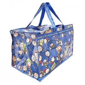 Hello Kitty Minna No Tabo Foldable Storage Bag Niebieskie | PL_HK81217