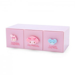 Hello Kitty My Melody 3-Tier Besties Stacking Container Różowe | PL_HK36686