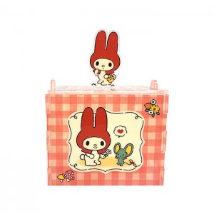 Hello Kitty My Melody Acrylic Storage Case (Red Classic Gingham Series) Pomarańczowe | PL_HK23771