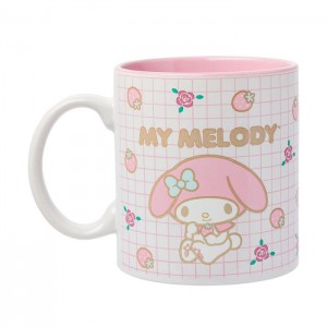 Hello Kitty My Melody All-Over Print Ceramic Mug (Sweet Things) Różowe | PL_HK93674