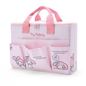 Hello Kitty My Melody Canvas Covered Storage Box Różowe | PL_HK61250