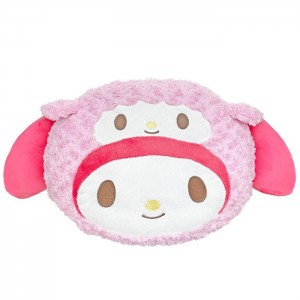 Hello Kitty My Melody Cozy Pals Face Plush Różowe | PL_HK45230