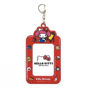 Hello Kitty My Melody ID Badge Holder (Hello, Everyone! Series) Pomarańczowe | PL_HK71790