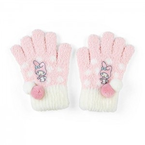 Hello Kitty My Melody Kids Cozy Gloves Różowe Białe | PL_HK42374