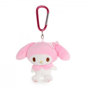 Hello Kitty My Melody Plush Mascot Carabiner Różowe | PL_HK87465