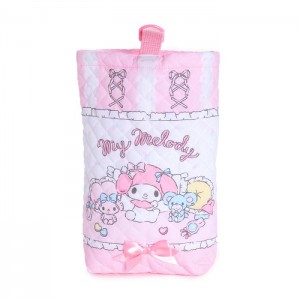 Hello Kitty My Melody Quilted Small Travel Bag (Frills & Lace Series) Różowe | PL_HK65484