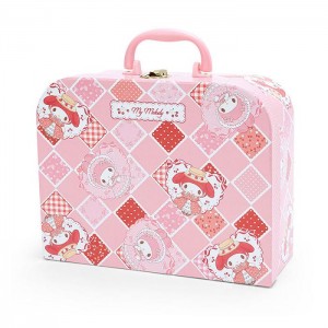 Hello Kitty My Melody Red Akamelo Storage Suitcase Różowe | PL_HK32342