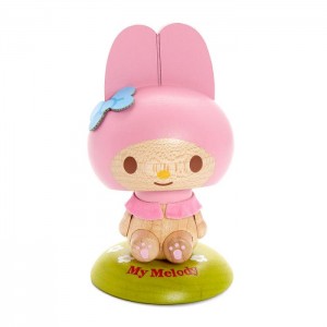 Hello Kitty My Melody Wooden Bobblehead Różowe | PL_HK51770