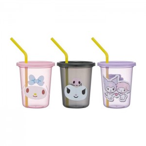 Hello Kitty My Melody & Kuromi Complete Tumbler 3pc Set Kolorowe | PL_HK89295