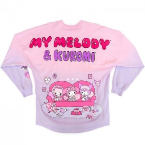 Hello Kitty My Melody & Kuromi Sleepover JapanLA Spirit Jersey Różowe | PL_HK75463