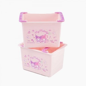 Hello Kitty My Melody & Kuromi Stackable Mini Baskets (Set of 2) Różowe | PL_HK26926