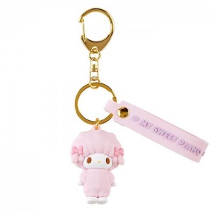 Hello Kitty My Sweet Piano Signature Keychain Różowe | PL_HK90450