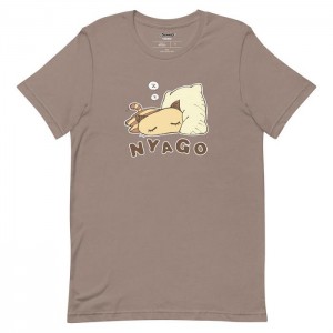 Hello Kitty Nyago Classic Tee Brązowe | PL_HK34340