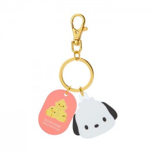 Hello Kitty Pochacco Besties Keychain Białe Różowe | PL_HK57613