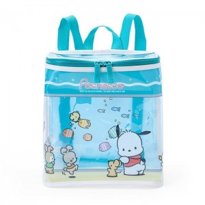 Hello Kitty Pochacco Clear View Kids Backpack Niebieskie | PL_HK58023