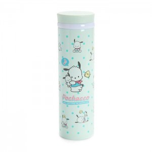 Hello Kitty Pochacco Stainless Steel Bottle Zielone | PL_HK35843