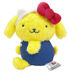 Hello Kitty Pompompurin 6" Mascot Plush (Hello, Everyone! Series) Żółte Niebieskie | PL_HK24776