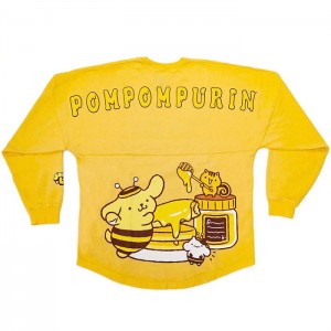 Hello Kitty Pompompurin Honey JapanLA Spirit Jersey Żółte | PL_HK59381