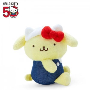 Hello Kitty Pompompurin Mascot Keychain Plush (Hello, Everyone! Series) Żółte Niebieskie | PL_HK95143