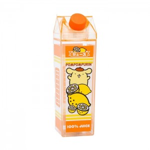 Hello Kitty Pompompurin Milk Carton Water Bottle (Lemon) Żółte | PL_HK74069