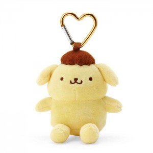 Hello Kitty Pompompurin Plush Mascot All My Heart Keychain Żółte | PL_HK30926