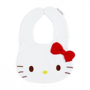 Hello Kitty Sanrio Baby Hello Kitty Bib Białe | PL_HK96478