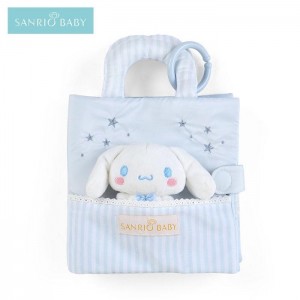 Hello Kitty Sanrio Baby Sensory Soft Book Niebieskie Białe | PL_HK95105