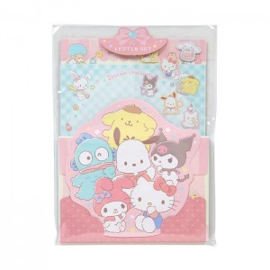 Hello Kitty Sanrio Characters Classic Letter Set Różowe Niebieskie | PL_HK91796