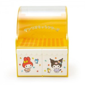 Hello Kitty Sanrio Characters Mini Yellow Storage Chest (Retro Room Series) Żółte | PL_HK82420